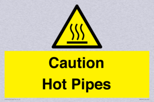 Caution Hot Pipes